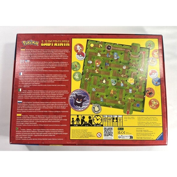 Pokemon Labyrinth Maze Ravensburger 2021 Board Game Complete - Picture 2 of 12